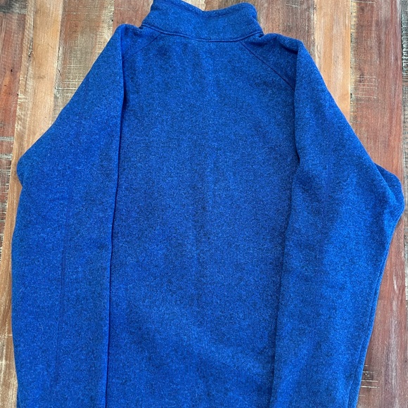 Patagonia Better Sweater 1/4 Zip XL in EUC Blue - Picture 6 of 6